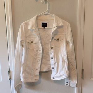 White denim jacket